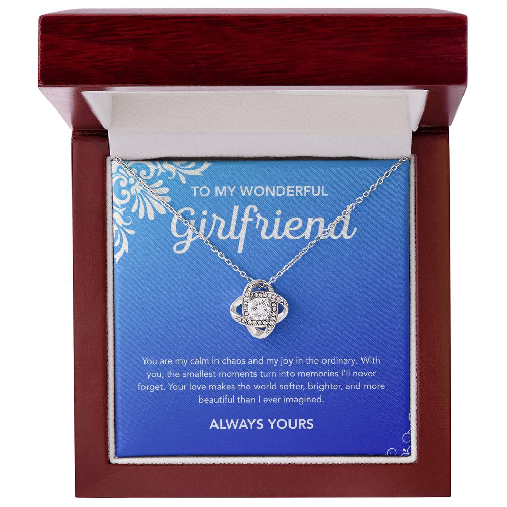 To My Girlfriend - Love Knot Necklace - Flourish