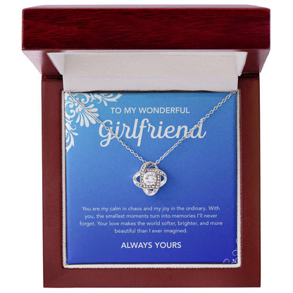 To My Girlfriend - Love Knot Necklace - Flourish