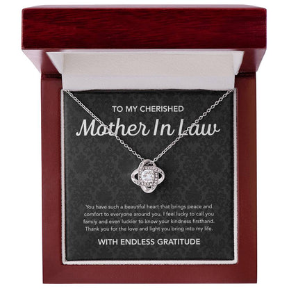 For my Mother in Law - Love Knot Necklace - Damsak
