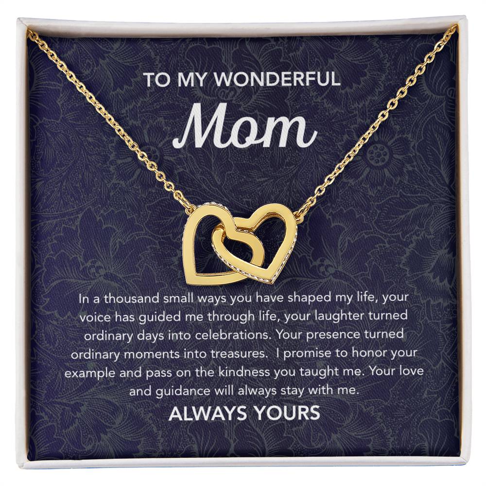 To Mom - Interlocking Hearts - Damsak