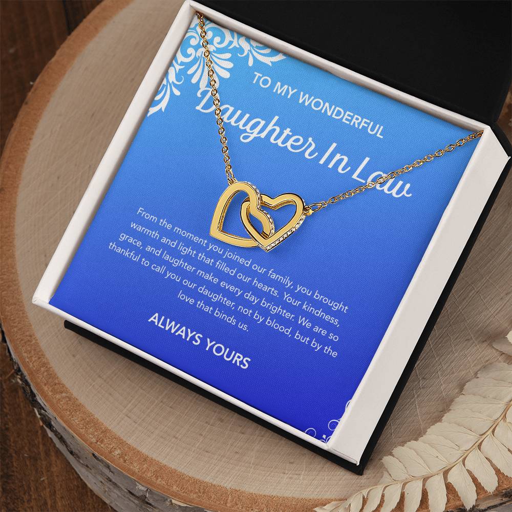To my Daughter in Law - Interlocking Hearts Necklace - Flourish