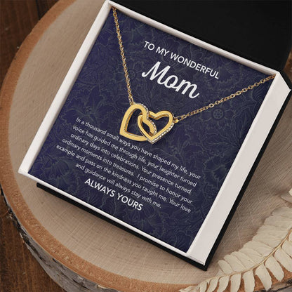 To Mom - Interlocking Hearts - Damsak