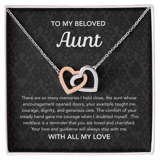 To my Aunt - Interlocking Hearts - Damsak
