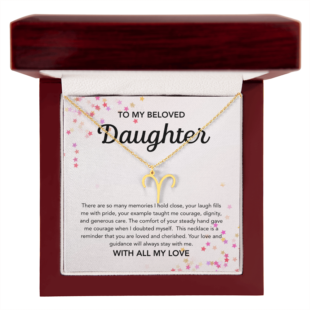 To my Daughter - Zodiac Symbol - Stars