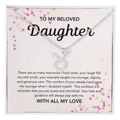 To my Daughter - Zodiac Symbol - Stars