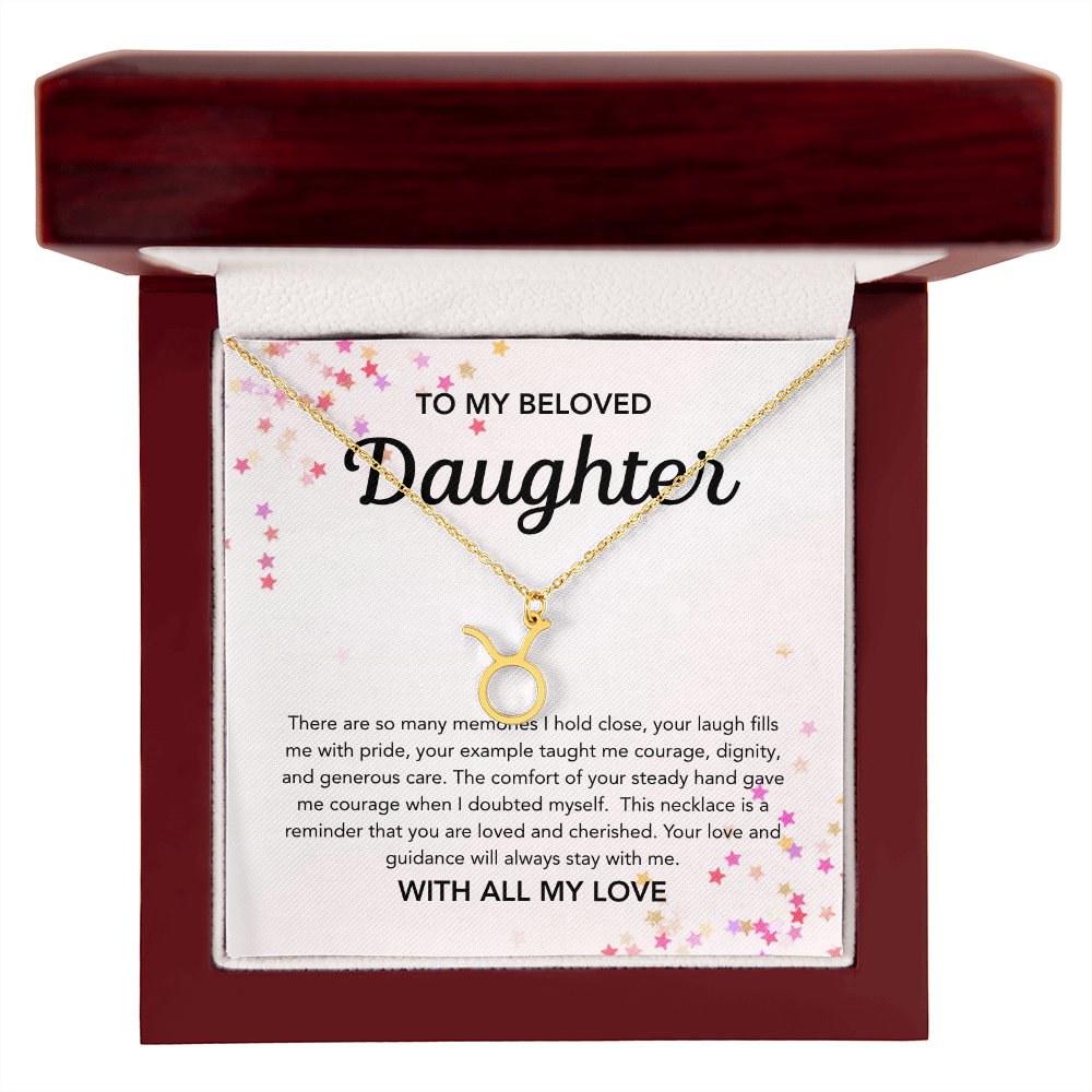 To my Daughter - Zodiac Symbol - Stars