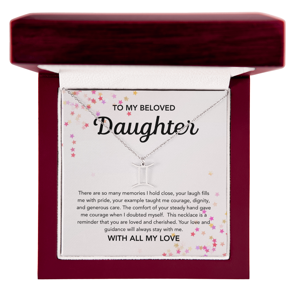 To my Daughter - Zodiac Symbol - Stars