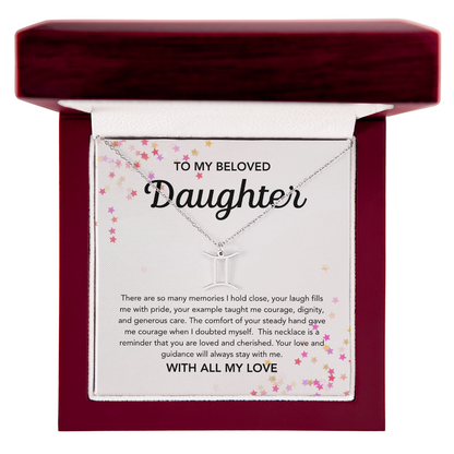To my Daughter - Zodiac Symbol - Stars