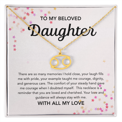 To my Daughter - Zodiac Symbol - Stars