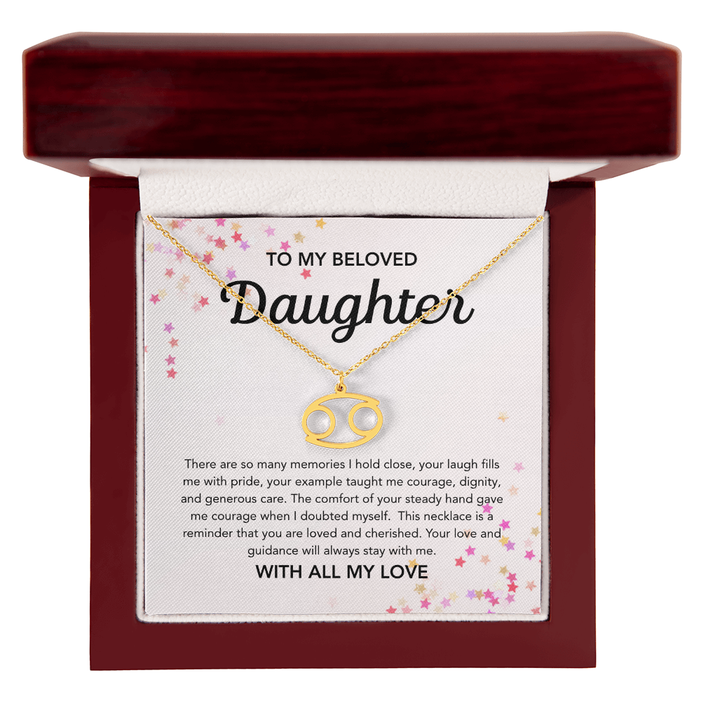 To my Daughter - Zodiac Symbol - Stars