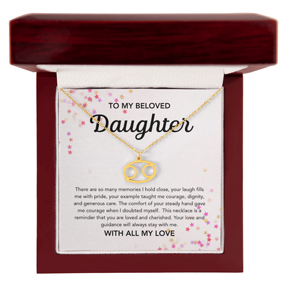 To my Daughter - Zodiac Symbol - Stars