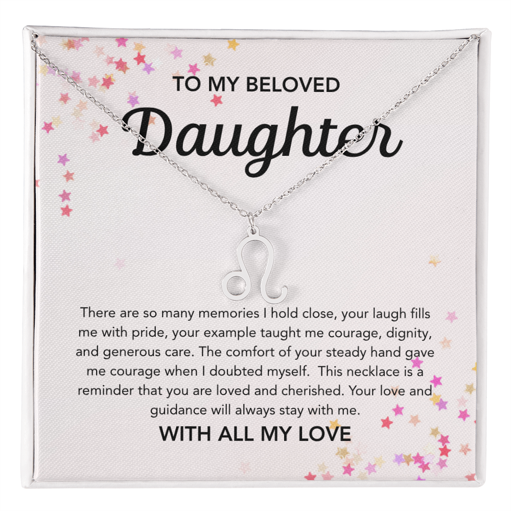 To my Daughter - Zodiac Symbol - Stars