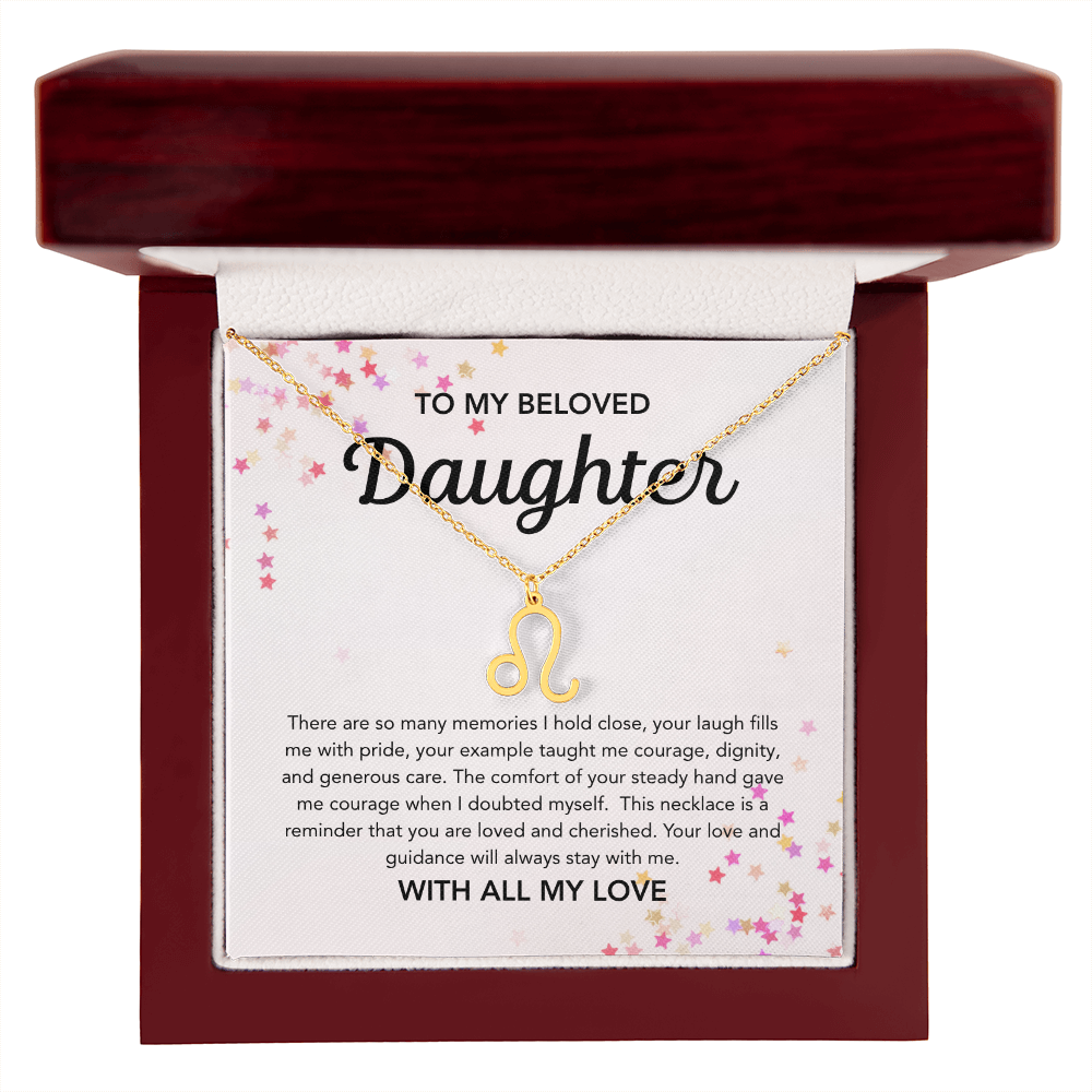 To my Daughter - Zodiac Symbol - Stars