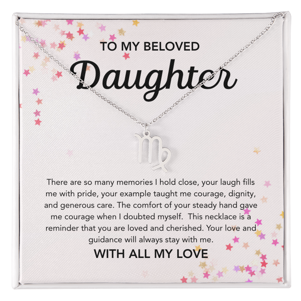 To my Daughter - Zodiac Symbol - Stars