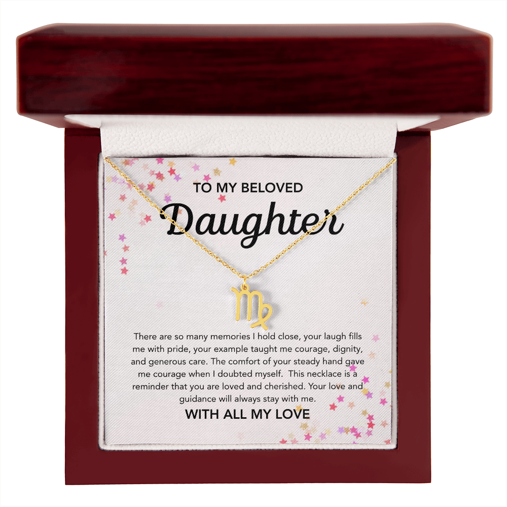 To my Daughter - Zodiac Symbol - Stars
