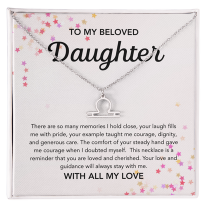 To my Daughter - Zodiac Symbol - Stars
