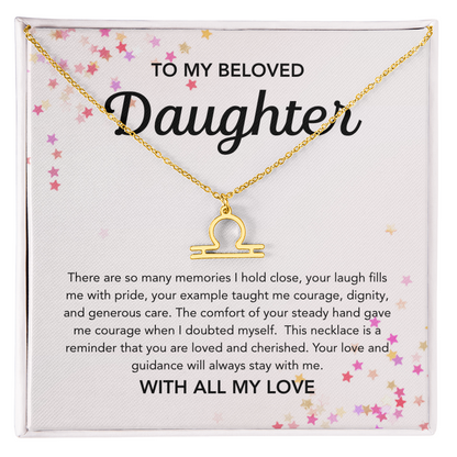 To my Daughter - Zodiac Symbol - Stars