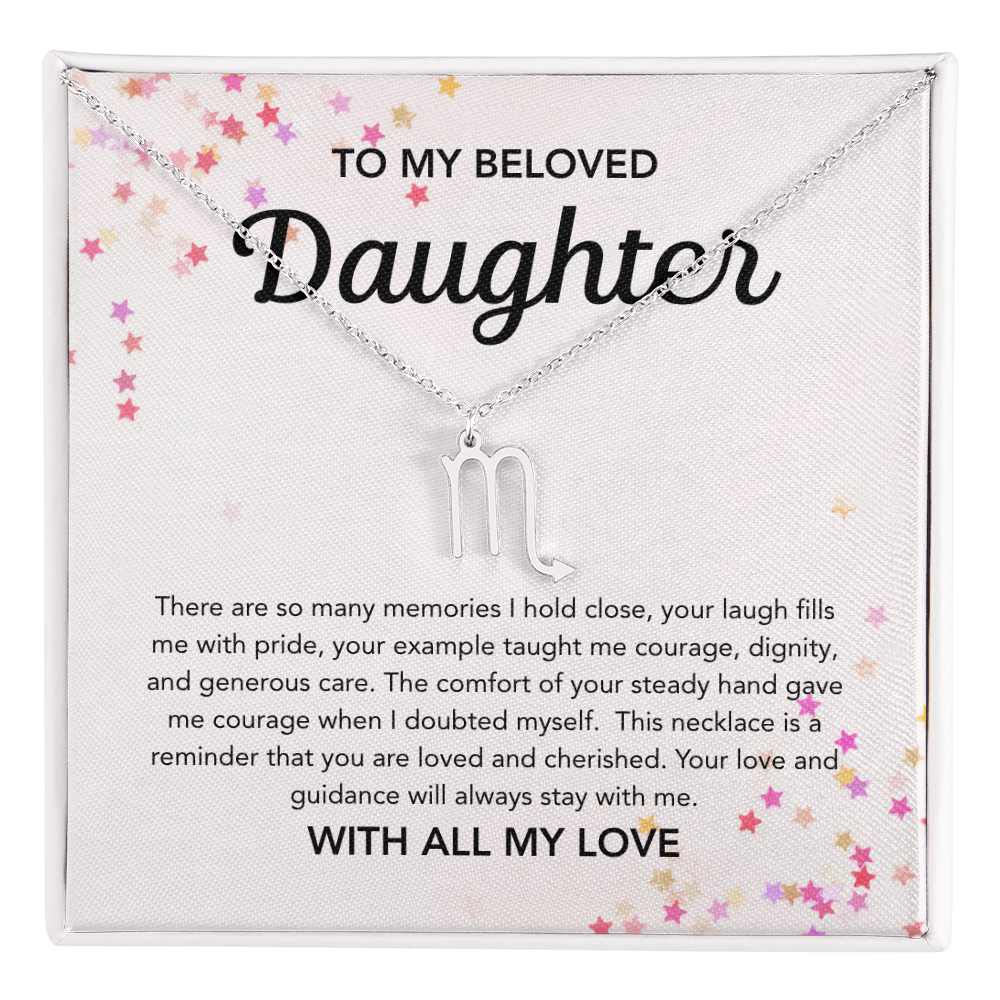 To my Daughter - Zodiac Symbol - Stars