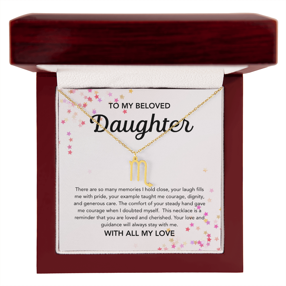 To my Daughter - Zodiac Symbol - Stars