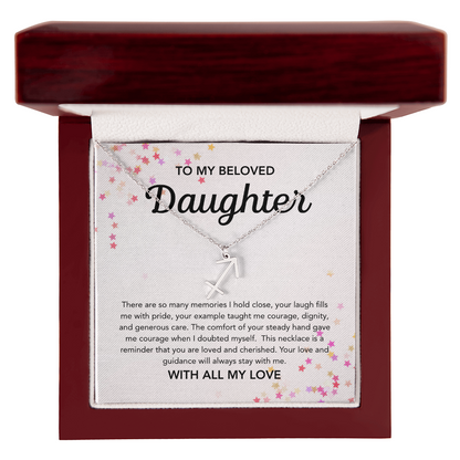 To my Daughter - Zodiac Symbol - Stars