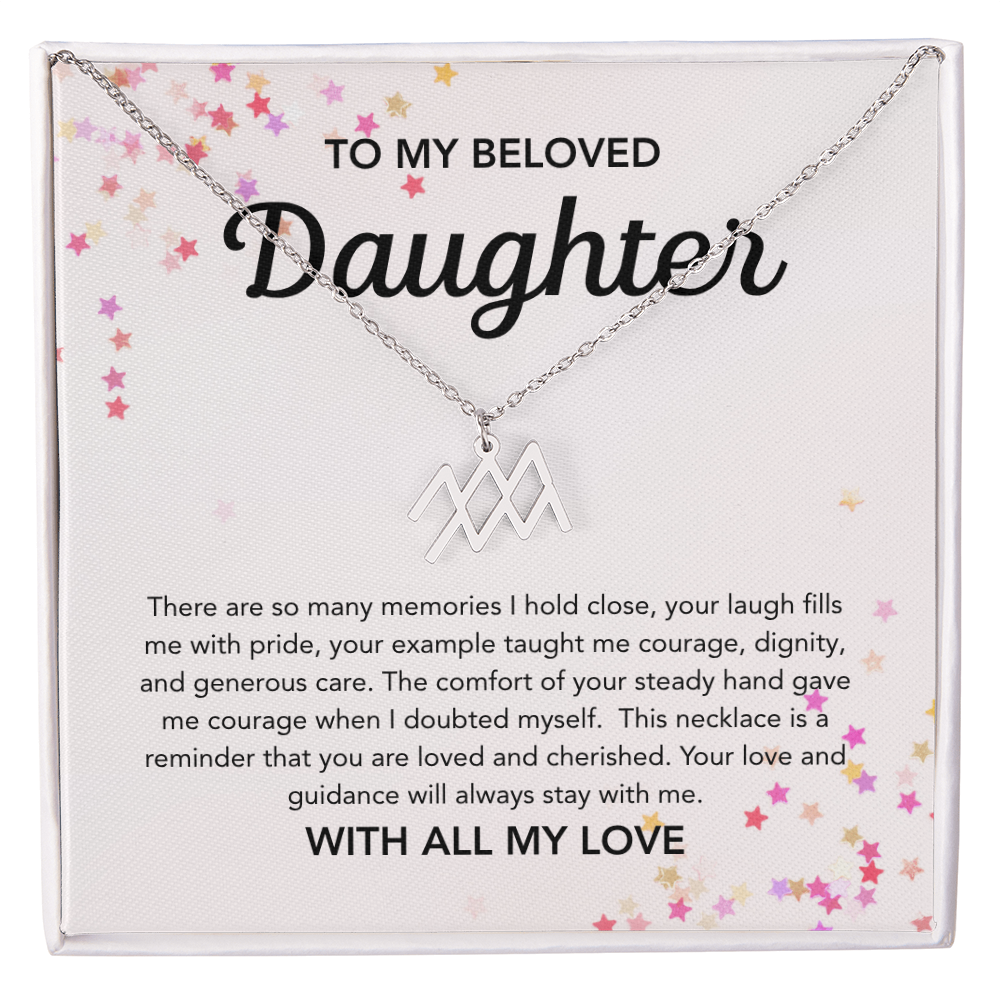 To my Daughter - Zodiac Symbol - Stars