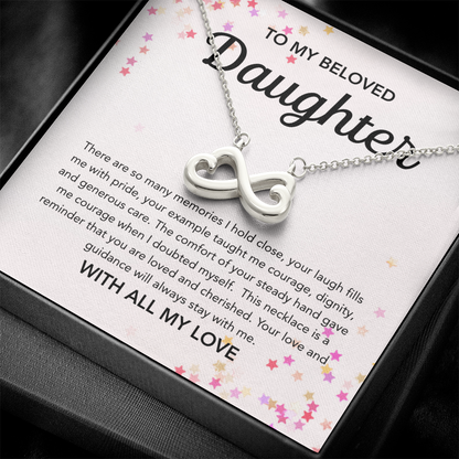 To my Daughter - Endless Love Necklace - Stars