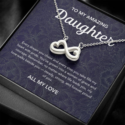 To my Daughter - Endless Love Necklace - Damsak
