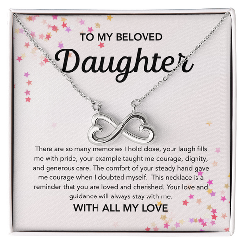 To my Daughter - Endless Love Necklace - Stars