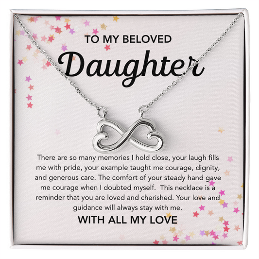 To my Daughter - Endless Love Necklace - Stars