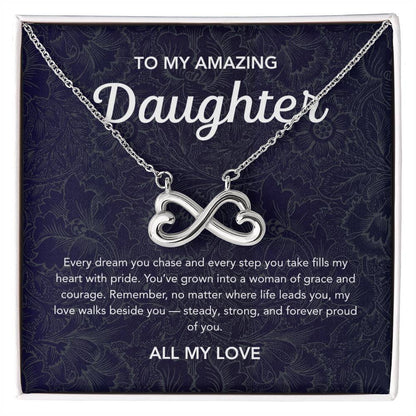 To my Daughter - Endless Love Necklace - Damsak