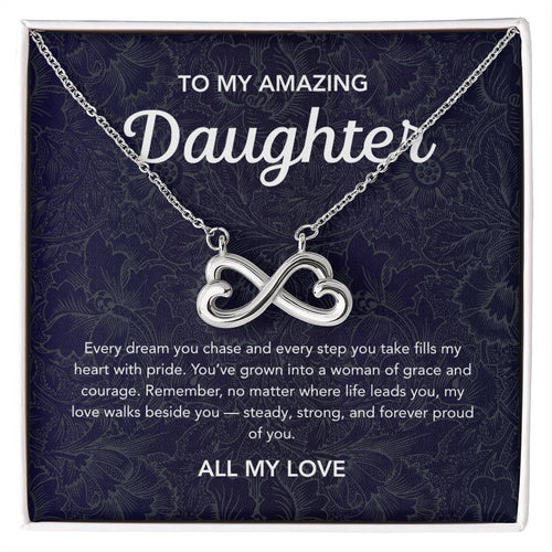 To my Daughter - Endless Love Necklace - Damsak