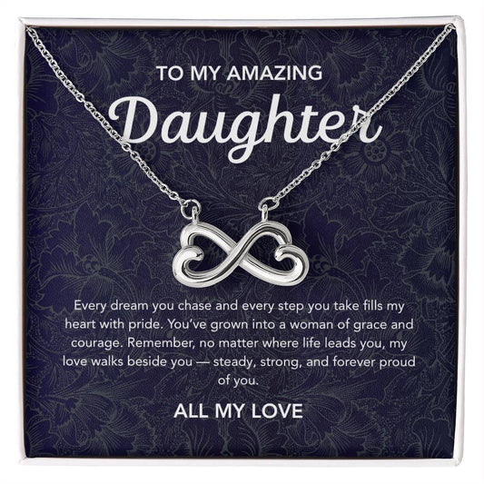 To my Daughter - Endless Love Necklace - Damsak
