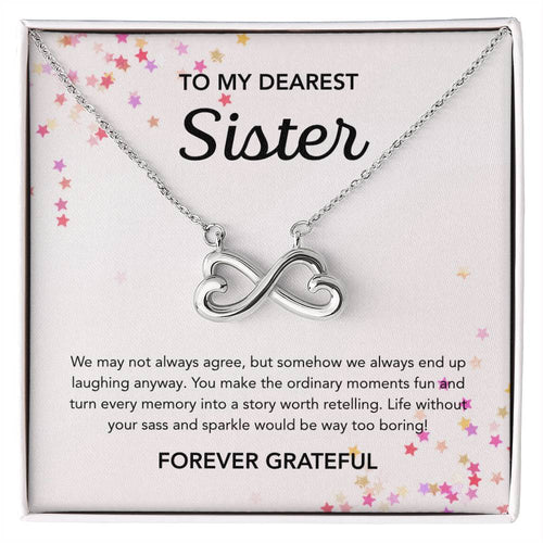 To my Sister - Endless Love Necklace - Stars
