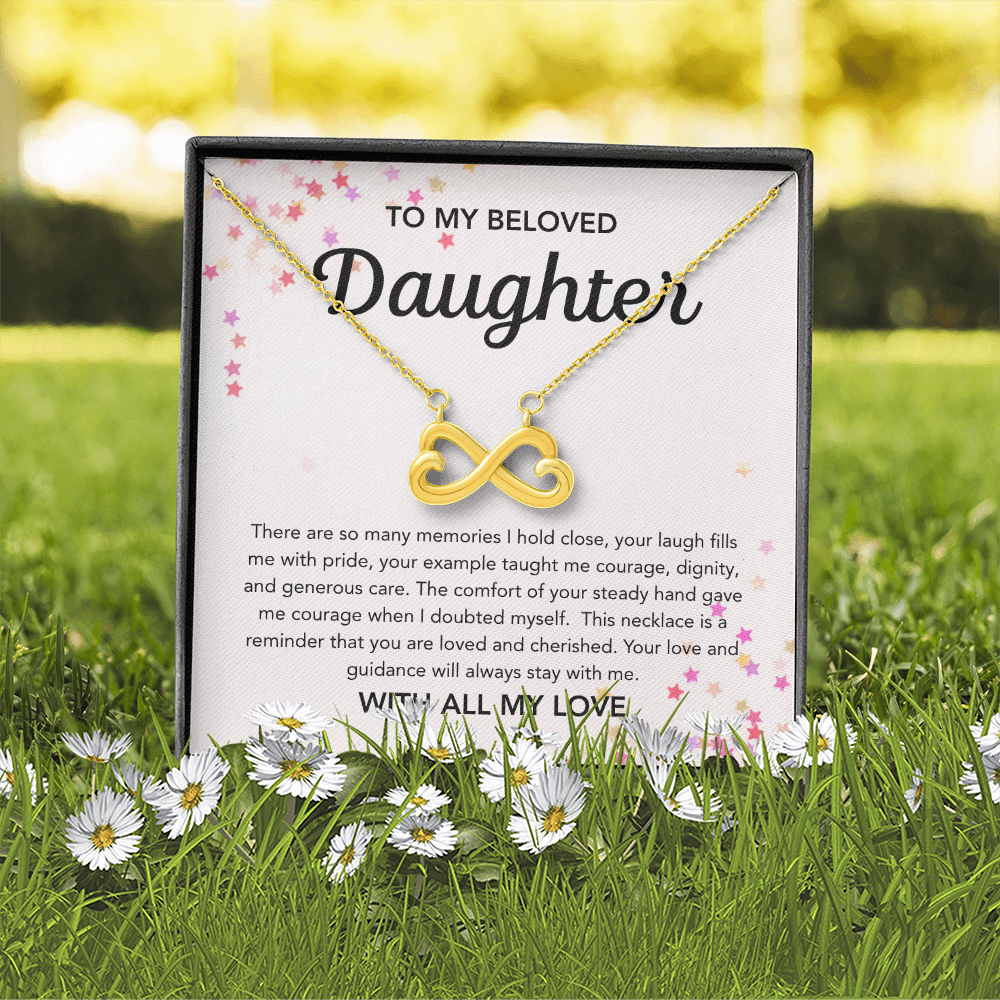 To my Daughter - Endless Love Necklace - Stars