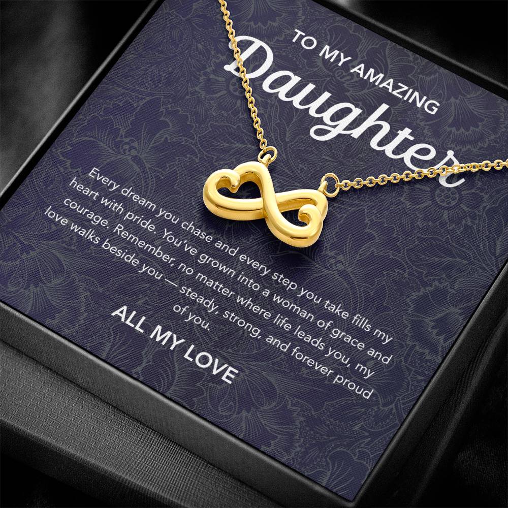 To my Daughter - Endless Love Necklace - Damsak