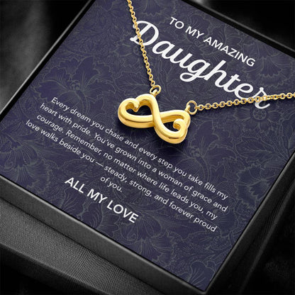 To my Daughter - Endless Love Necklace - Damsak