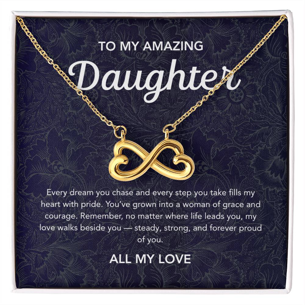 To my Daughter - Endless Love Necklace - Damsak