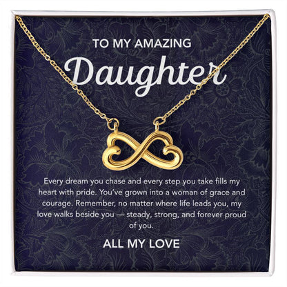 To my Daughter - Endless Love Necklace - Damsak