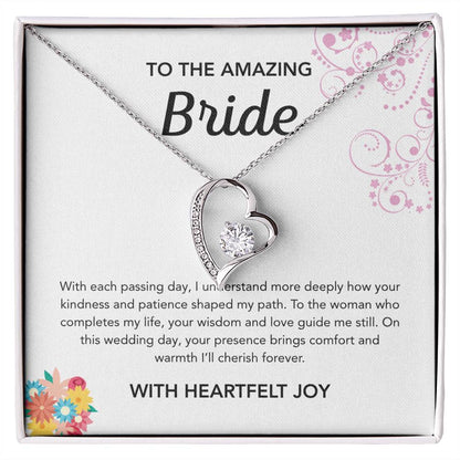 To my Bride - Forever Love Necklace - Bridal Bouquet