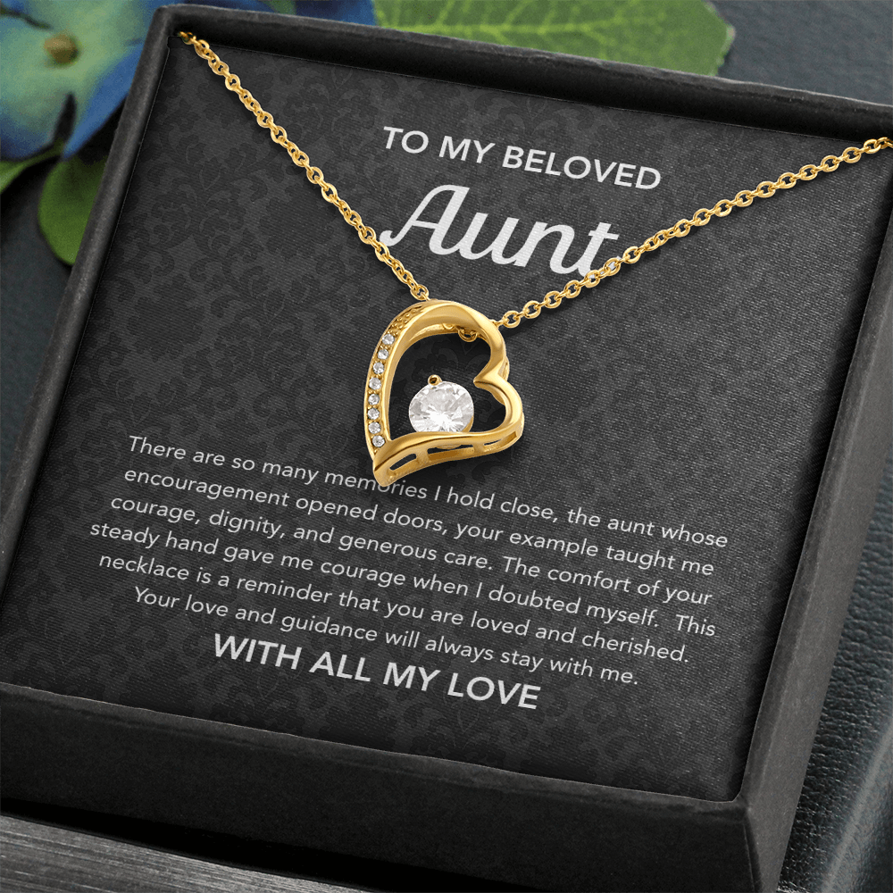 To my Aunt - Forever Love Necklace - Damsak