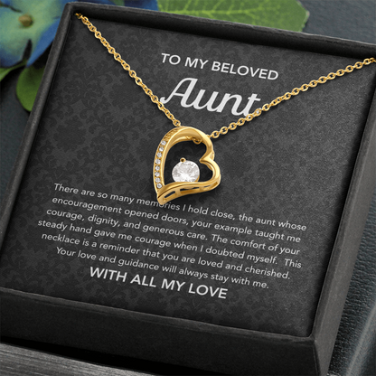 To my Aunt - Forever Love Necklace - Damsak